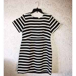 Striped Modern Classic Empire Dress